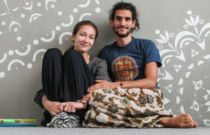 Alexander and Victoria Yoga teacher Co-founders of padmaspace